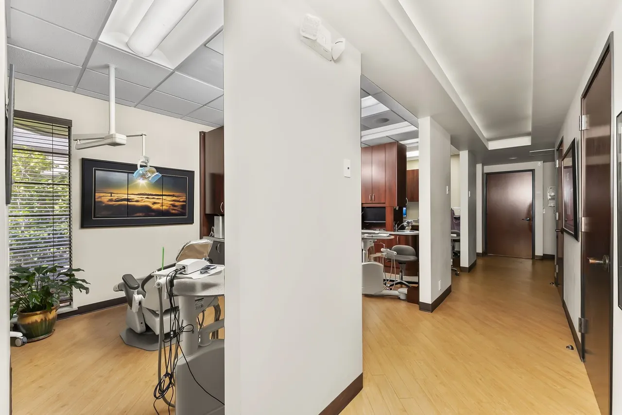 Open, bright hallways at Ray Nunnery, DDS in Walnut Creek